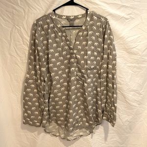 Bass Elephant Blouse L